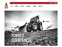 Tablet Screenshot of agcopower.com